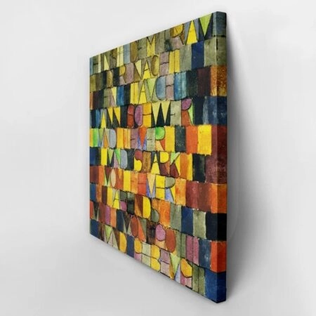 OUTLET Πίνακας σε καμβά PAUL KLEE - ONCE EMERGED FROM THE GREY OF NIGHT 120cm x 120cm - OUTLET Sticky 3