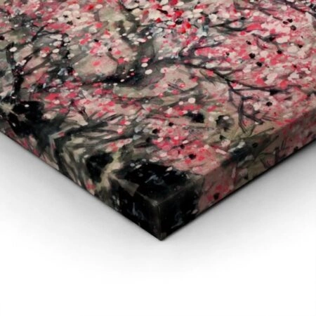 Πινακας σε καμβά PINK CHINESE LANDSCAPE - Ανθη Δεντρων Sticky 1