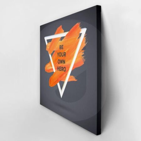 Πίνακας QUOTE BE YOUR OWN HERO - Typography και Χαρτες Sticky 2
