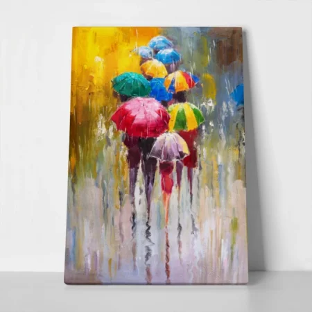 Πινακας σε καμβά RAINY DAY OIL PAINTING - Ουρανος - Καιρικα φαινομενα Sticky 1