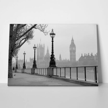 Πινακας σε καμβά RETRO LONDON - Λονδινο Sticky 1