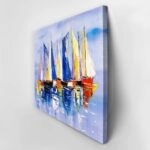 Πινακας σε καμβά SAILBOATS ON CALM WATERS