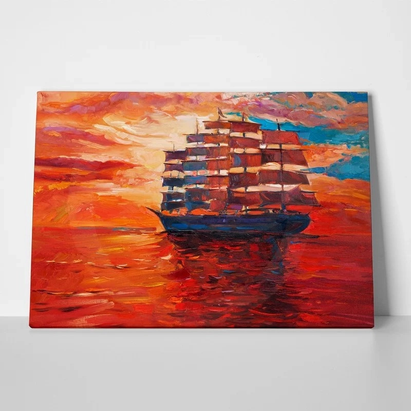 Πινακας σε καμβά SAILING FRIGATE