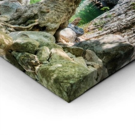 Πινακας σε καμβά SAMOTHRAKI VATHRES WATERFALLS GREECE - Πινακες σε καμβα Sticky 1