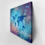 Πινακας σε καμβά STOCK MARKET BACKGROUND
