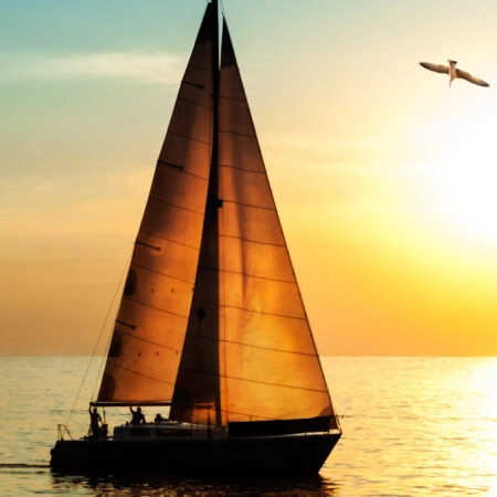Πινακας σε καμβά YACHT SAILING - Βαρκες και Καραβια Sticky 4