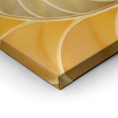 Πινακας σε καμβά YELLOW SHELL - Κοχυλια Sticky 1