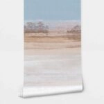 Αυτοκόλλητη Ταπετσαρία τοίχου ABSTRACT PASTEL LANDSCAPE