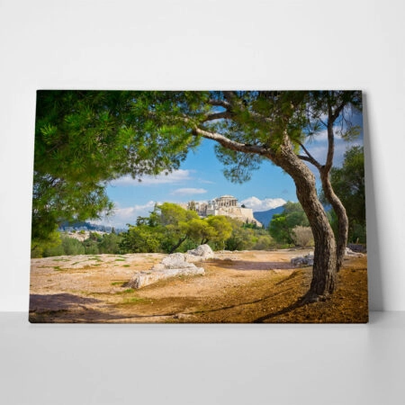 Πινακας σε καμβά ACROPOLIS HILL - Αξιοθεατα και Ιστορια