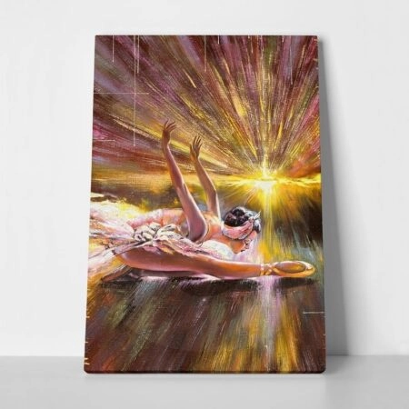 Πινακας σε καμβά BALLERINA AGAINST THE SUN