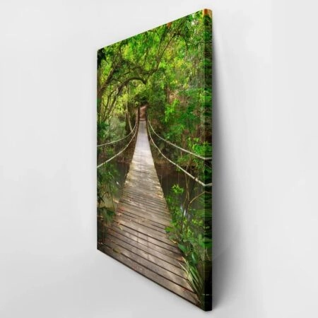 Πινακας σε καμβά BRIDGE TO THE JUNGLE THAILAND - Δασος Sticky 2