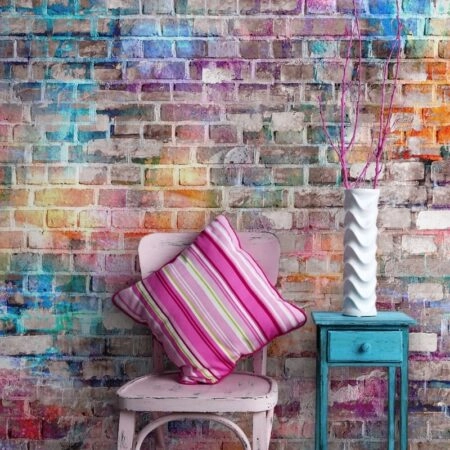 Αυτοκόλλητη Ταπετσαρία τοίχου COLORED WALL