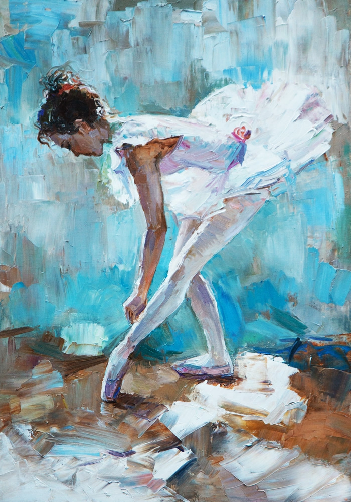 Πινακας σε καμβά CUTE BALLERINA DANCING