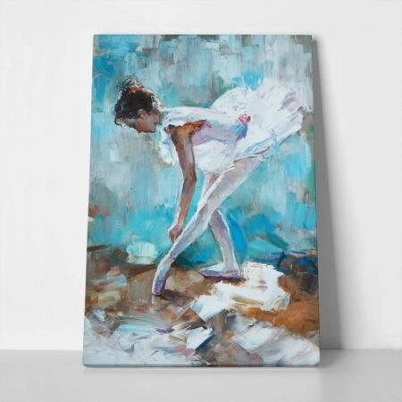 Πινακας σε καμβά CUTE BALLERINA DANCING