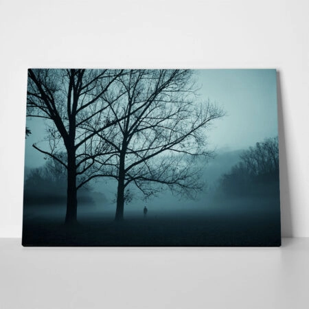 Πινακας σε καμβά FOG TREE - Δασος