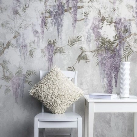 Αυτοκόλλητη Ταπετσαρία τοίχου HANGING FLOWERS - Floral - Λουλουδια Sticky 1