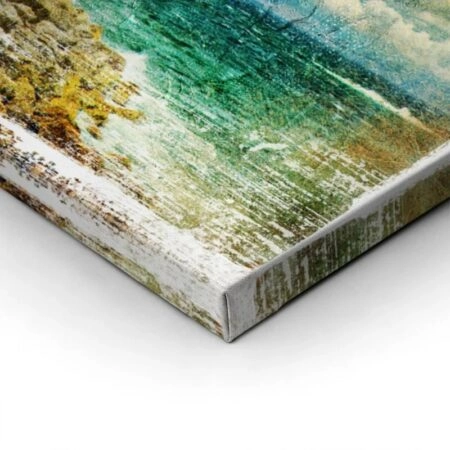 Πινακας σε καμβά LIGHTHOUSE IN CRETE - Λιμανια Sticky 1