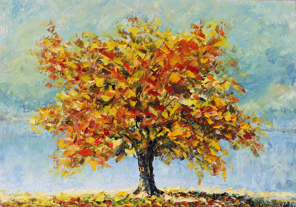 Πινακας σε καμβά LONELY TREE