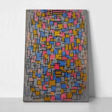 Πινακας σε καμβά MONDRIAN - COMPOSITION - Mondrian Piet Sticky 1