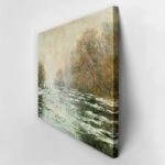 Πινακας σε καμβά MONET - ICE MELTING NEAR VETHEUIL