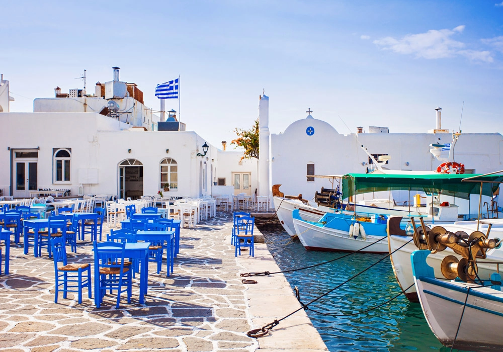 Πινακας σε καμβά NAOUSA PAROS