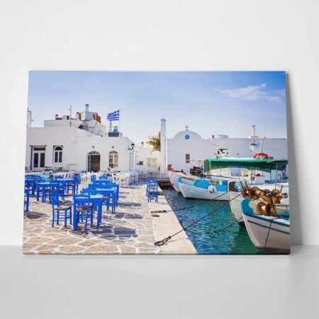 Πινακας σε καμβά NAOUSA PAROS