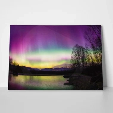 Πινακας σε καμβά NORTHERN LIGHTS - Ουρανος - Καιρικα φαινομενα