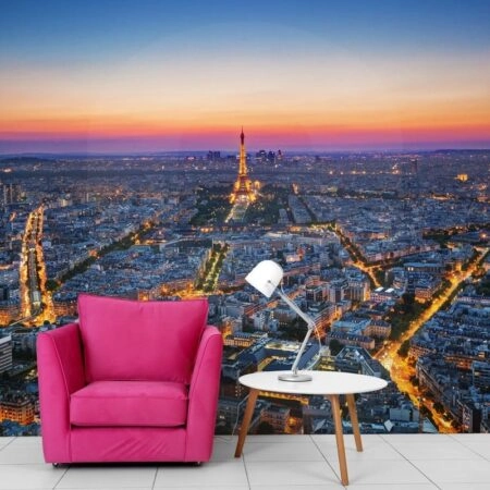 Αυτοκόλλητη Ταπετσαρία τοίχου PARIS SUNSET