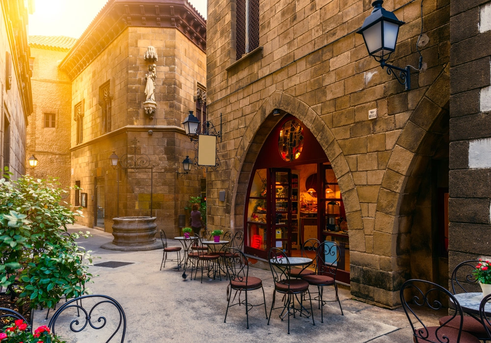 Πινακας σε καμβά POBLE ARCHITECTURE BARCELONA