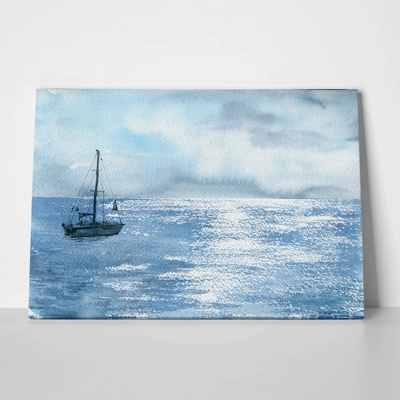 Πινακας σε καμβά SAILING DURING CLOUDY WEATHER