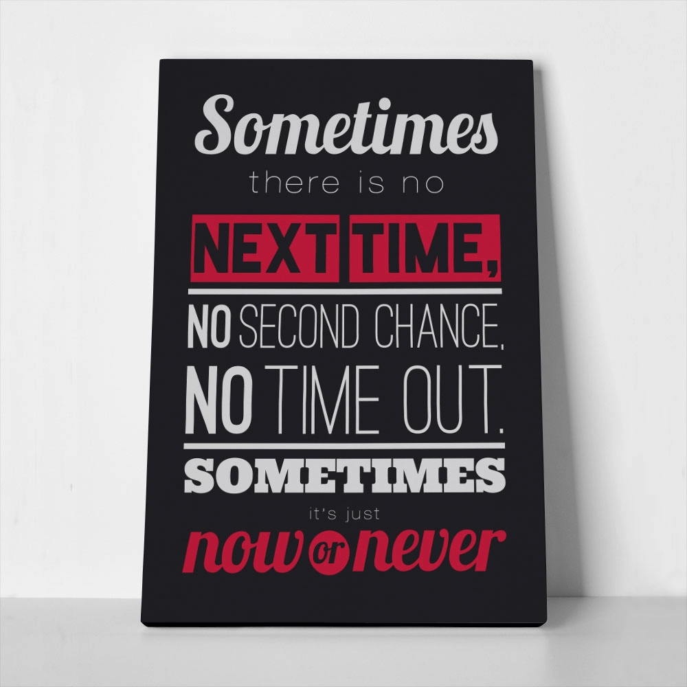 Πινακας σε καμβά SOMETIMES