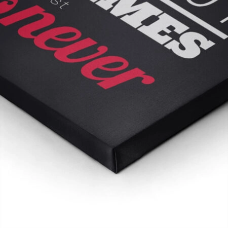 Πινακας σε καμβά SOMETIMES - Typography Sticky 1