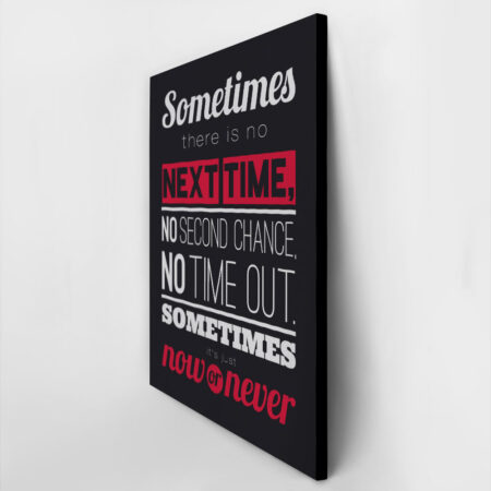 Πινακας σε καμβά SOMETIMES - Typography Sticky 2