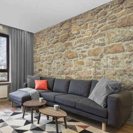 Αυτοκόλλητη Ταπετσαρία τοίχου STONE WALL 19 - Απομίμηση υλικών Sticky 1