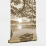 Αυτοκόλλητη Ταπετσαρία τοίχου SUNSET LAKE