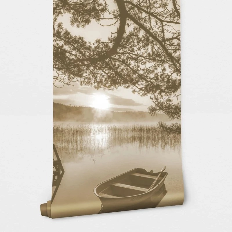Αυτοκόλλητη Ταπετσαρία τοίχου SUNSET LAKE