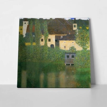 Πινακας σε καμβα KLIMT - SCHLOSS KAMMER AT LAKE ATTER