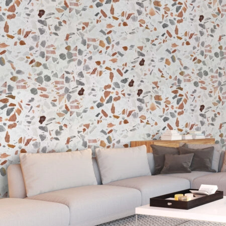 Αυτοκόλλητη Ταπετσαρία τοίχου TERRAZZO TEXTURE - Απομίμηση υλικών Sticky 1