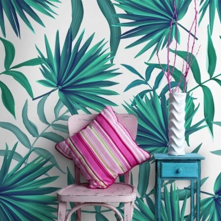 Αυτοκόλλητη Ταπετσαρία τοίχου TROPICAL PLANTS - Tropical Sticky 1