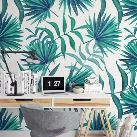 Αυτοκόλλητη Ταπετσαρία τοίχου TROPICAL PLANTS