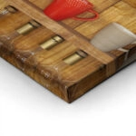 Πινακας σε καμβά WOODEN SHELVES