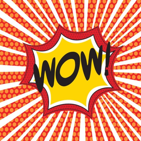 Πίνακας σε καμβά WOW - Typography και Χαρτες Sticky 4