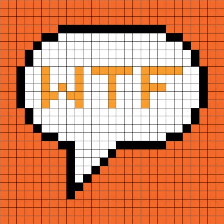 Πίνακας σε καμβά WTF - Typography και Χαρτες Sticky 4