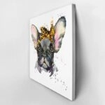Πίνακας σε καμβά FRENCH BULLDOG WATERCOLOR CUTE
