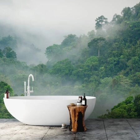 Αυτοκόλλητη Ταπετσαρία τοίχου RAINFOREST FOG
