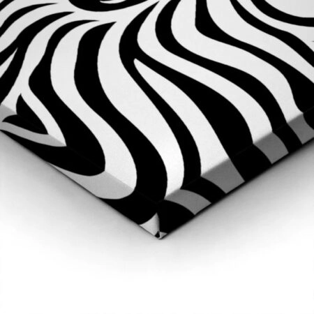 Πίνακας σε καμβά ZEBRA COUPLE BACKGROUND - Ζεμπρες Sticky 1