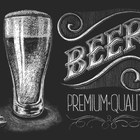 Πινακας σε καμβά BEER GLASS - Food and Drink Sticky 4