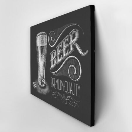 Πινακας σε καμβά BEER GLASS - Food and Drink Sticky 2