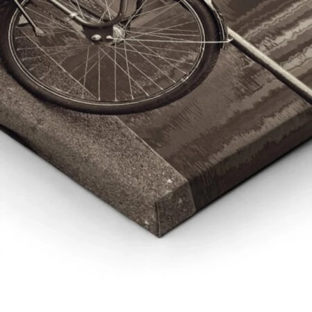 Πινακας σε καμβά BIKE ON BRIDGE - Ποδηλατα Sticky 1