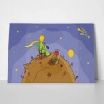 Πινακας σε καμβά LITTLE PRINCE LOOKING STARS